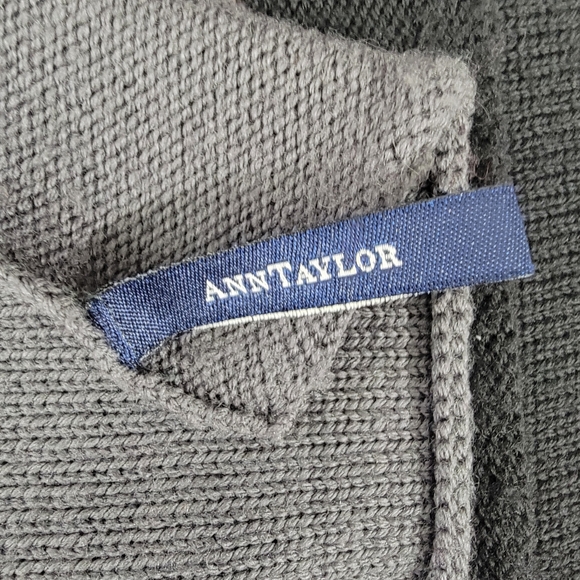 Ann Taylor 100% Extra Fine Merino Wool Colorblock Large Scarf Shawl Wrap - Picture 5 of 6